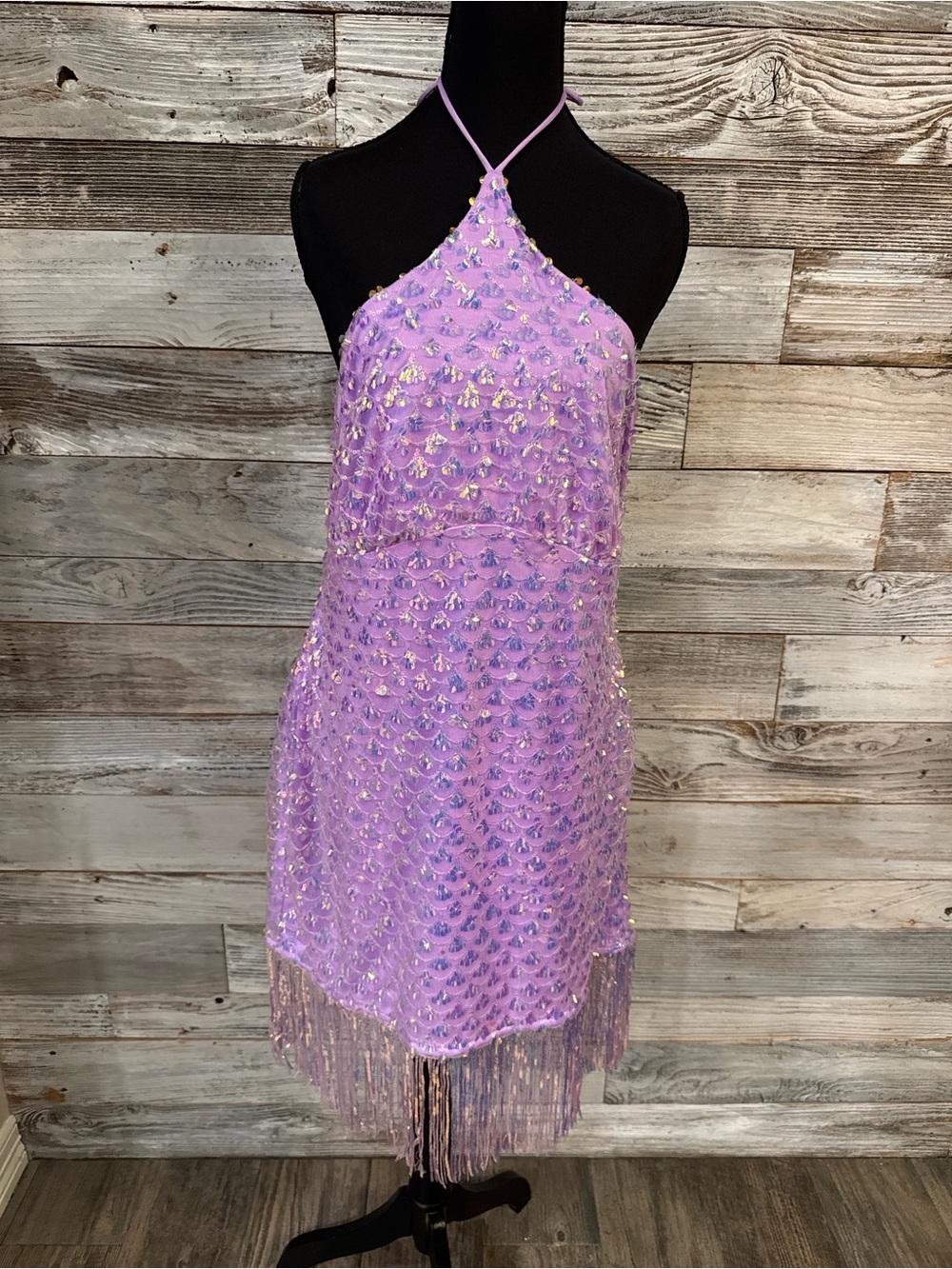 Fashion Nova Lavender ‘Vitamin Sea Sequin Mini Dress’ - Picture 2 of 8